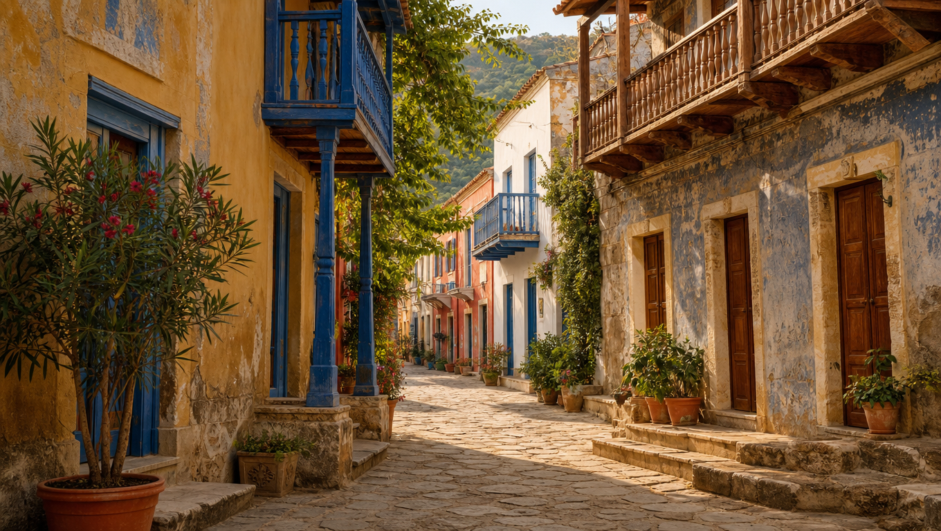 Painted Village Haveli Lane
